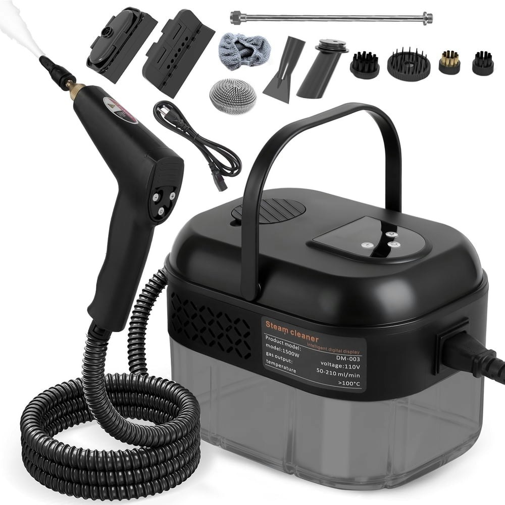 Yucurem 1,500W Portable Handheld Steam Cleaner: $41.29 Yucurem 1,500W Portable Handheld Steam Cleaner: $41.29
