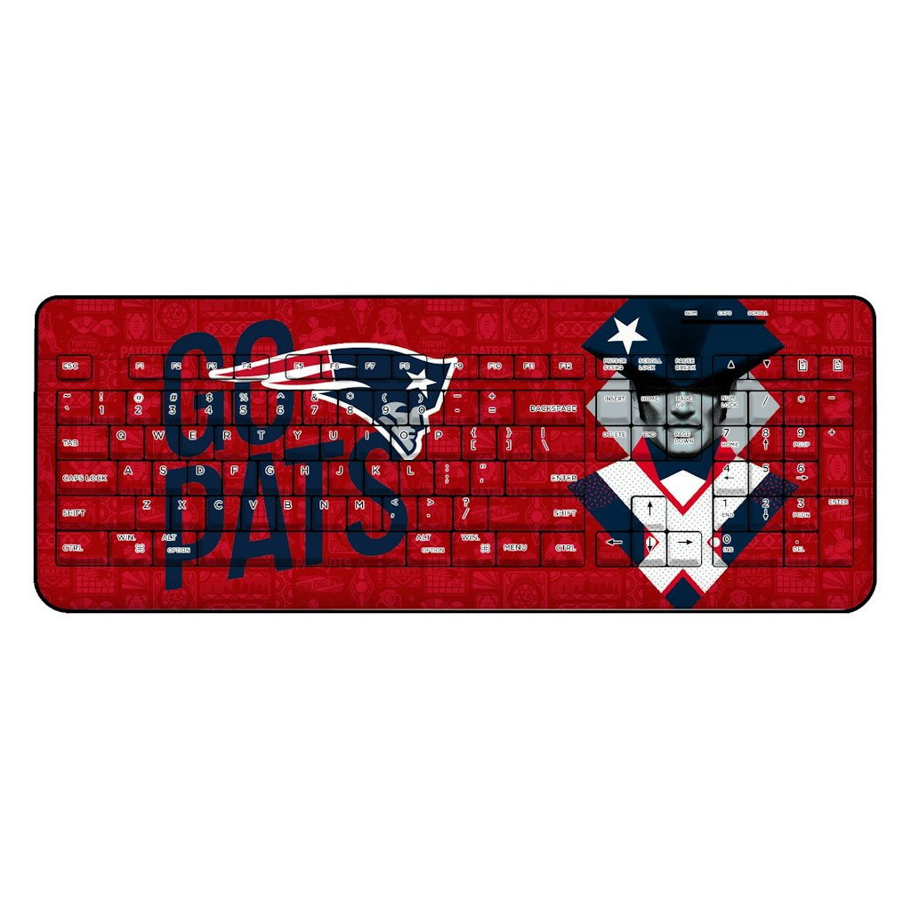 New England Patriots 2024 Illustrated Limited Edition Wireless Keyboard: $89.99 New England Patriots 2024 Illustrated Limited Edition Wireless Keyboard: $89.99