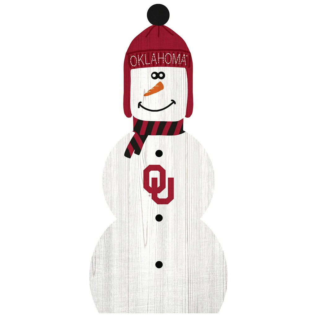 Oklahoma Sooners 31-Inch Snowman Leaner: $44.99 Oklahoma Sooners 31-Inch Snowman Leaner: $44.99