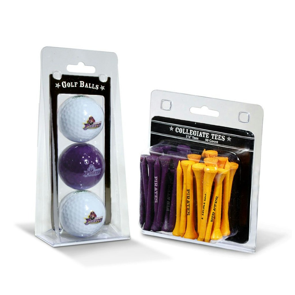 ECU Pirates 3-Golf Ball and 50-Golf Tee Set: $29.99 ECU Pirates 3-Golf Ball and 50-Golf Tee Set: $29.99