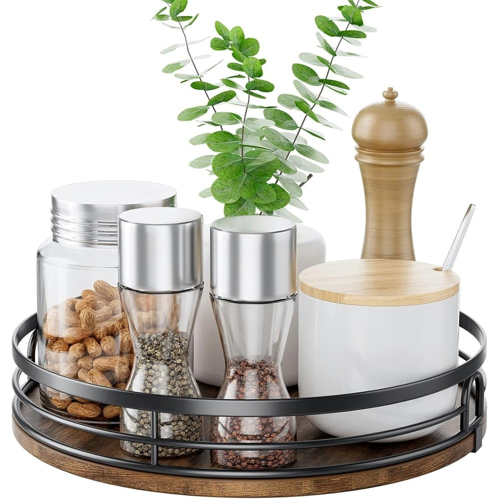 Lamu 9-inch Lazy Susan Turntable Organizer: $12.59 Lamu 9-inch Lazy Susan Turntable Organizer: $12.59