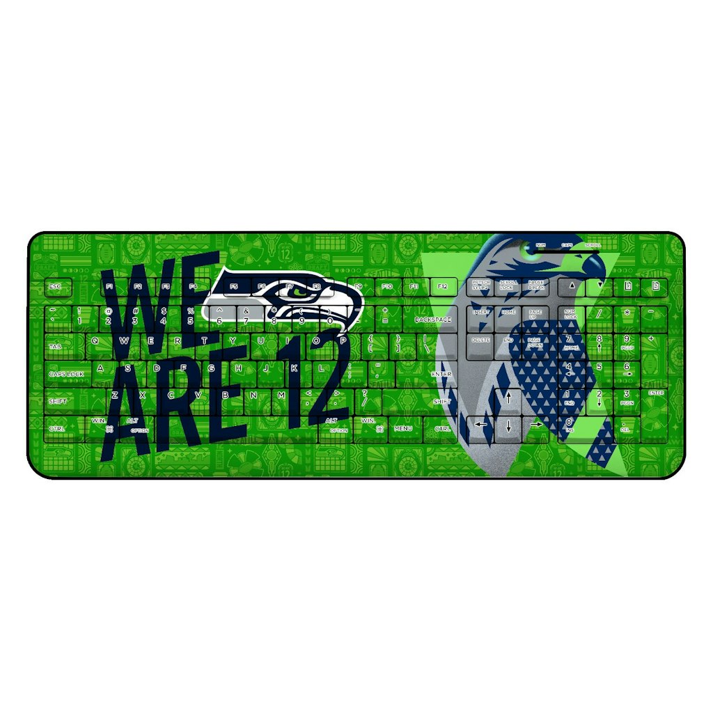 Seattle Seahawks 2024 Illustrated Wireless Keyboard: $89.99 Seattle Seahawks 2024 Illustrated Wireless Keyboard: $89.99