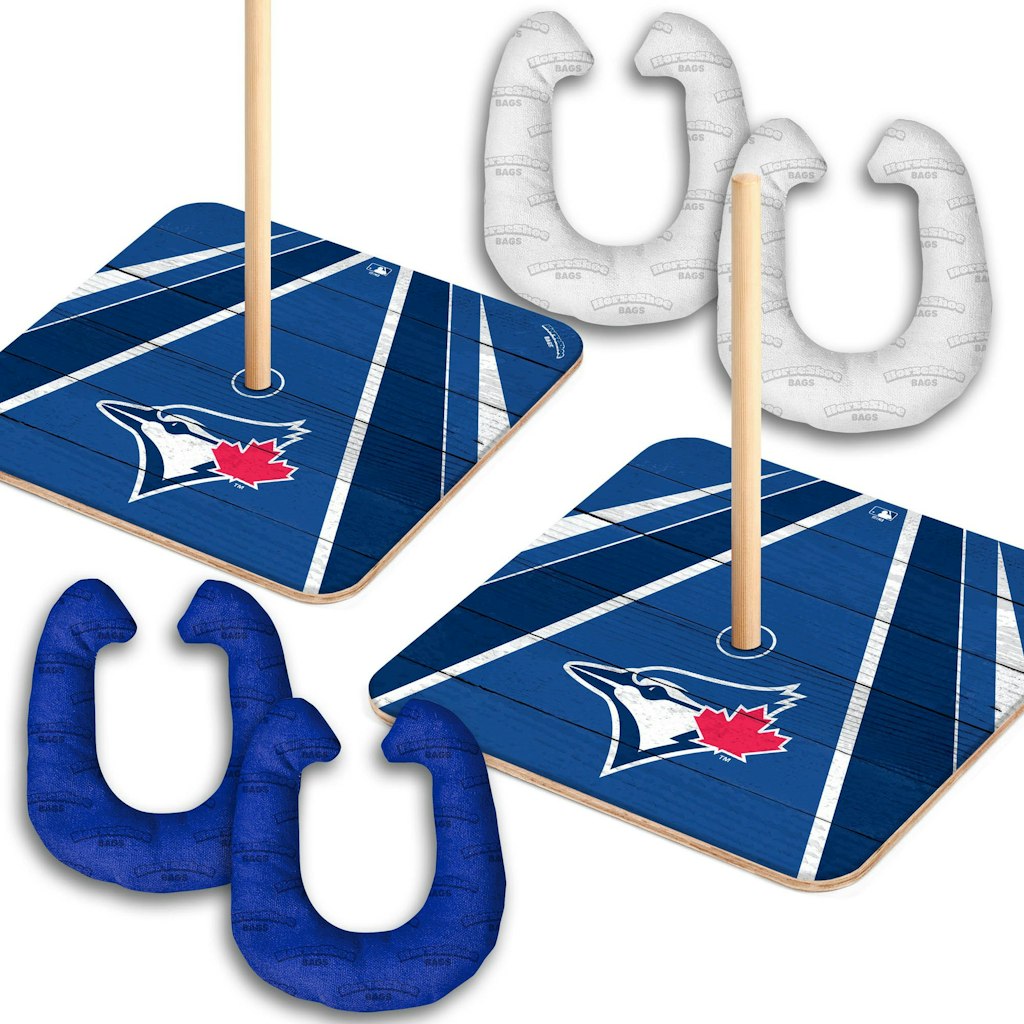 Toronto Blue Jays Horseshoe Bag Toss Game: $79.99 Toronto Blue Jays Horseshoe Bag Toss Game: $79.99