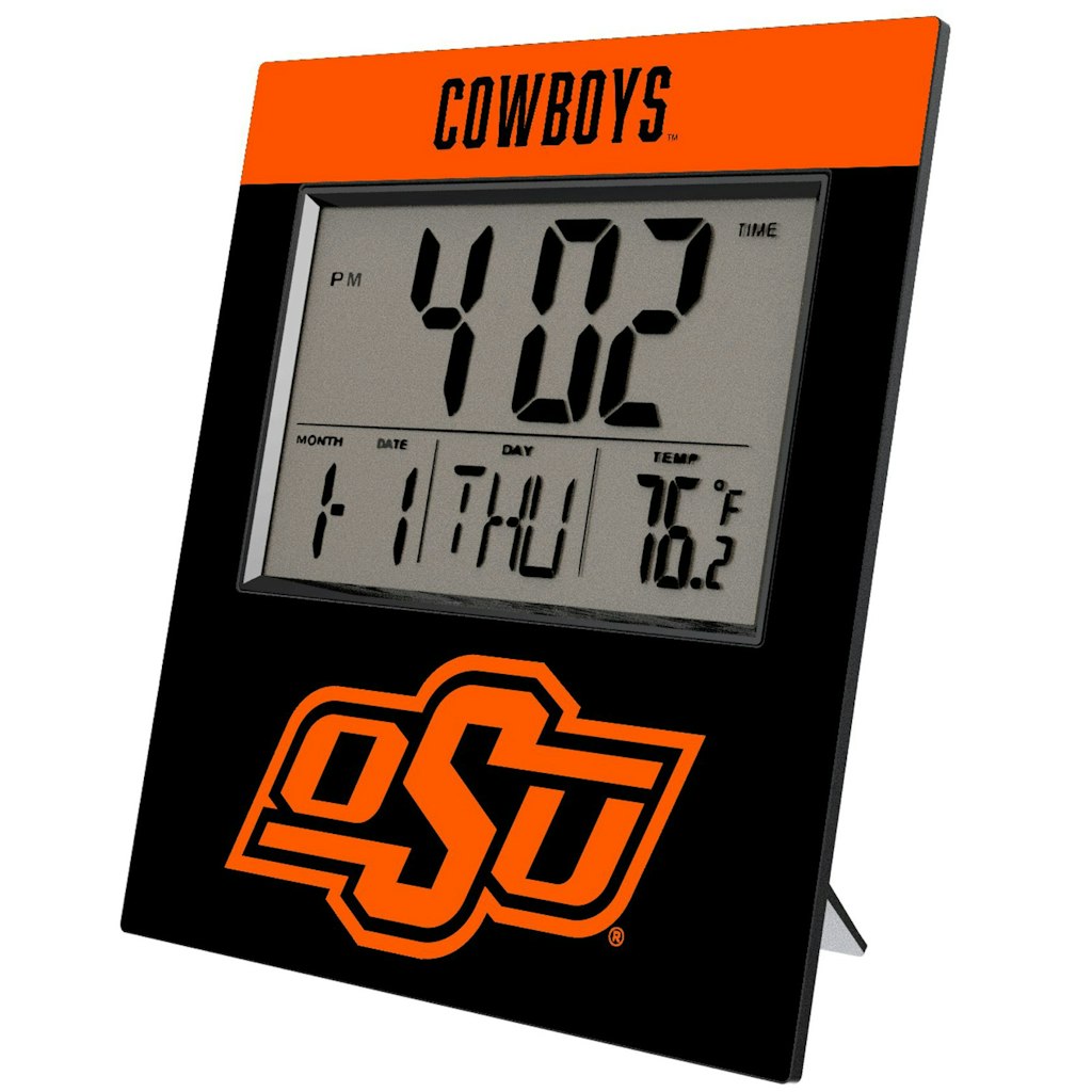 Keyscaper Oklahoma State Cowboys Digital Desk Clock: $49.99 Keyscaper Oklahoma State Cowboys Digital Desk Clock: $49.99