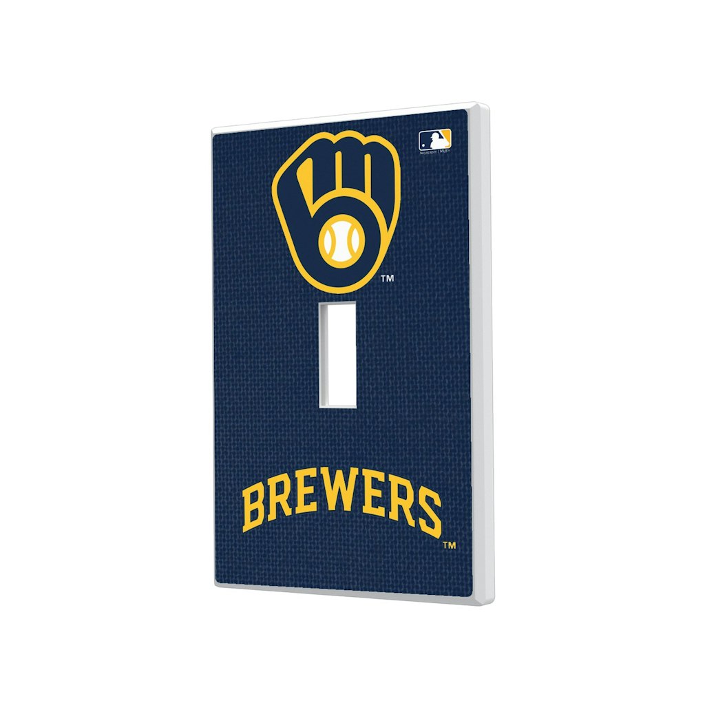 Milwaukee Brewers Single Toggle Light Switch Plate: $34.99 Milwaukee Brewers Single Toggle Light Switch Plate: $34.99