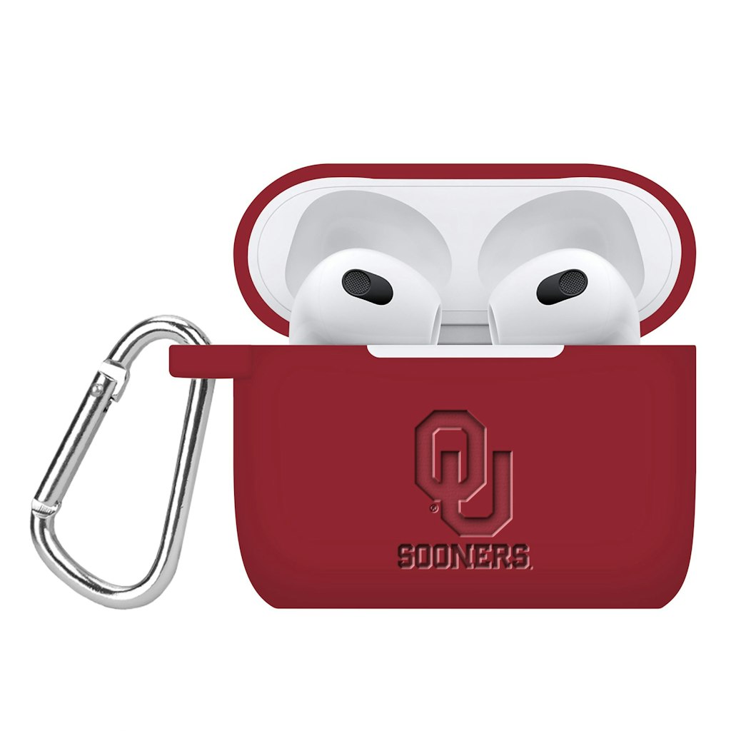 Oklahoma Sooners Silicone AirPods Gen 3 Case Cover: $29.99 Oklahoma Sooners Silicone AirPods Gen 3 Case Cover: $29.99