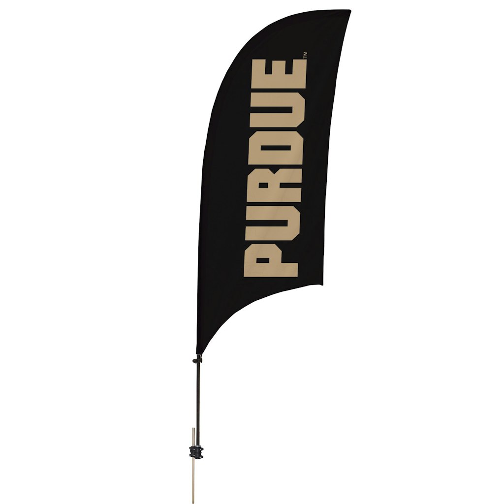 Purdue Boilermakers 7.5-Foot Razor Feather Stake Flag: $99.99 Purdue Boilermakers 7.5-Foot Razor Feather Stake Flag: $99.99