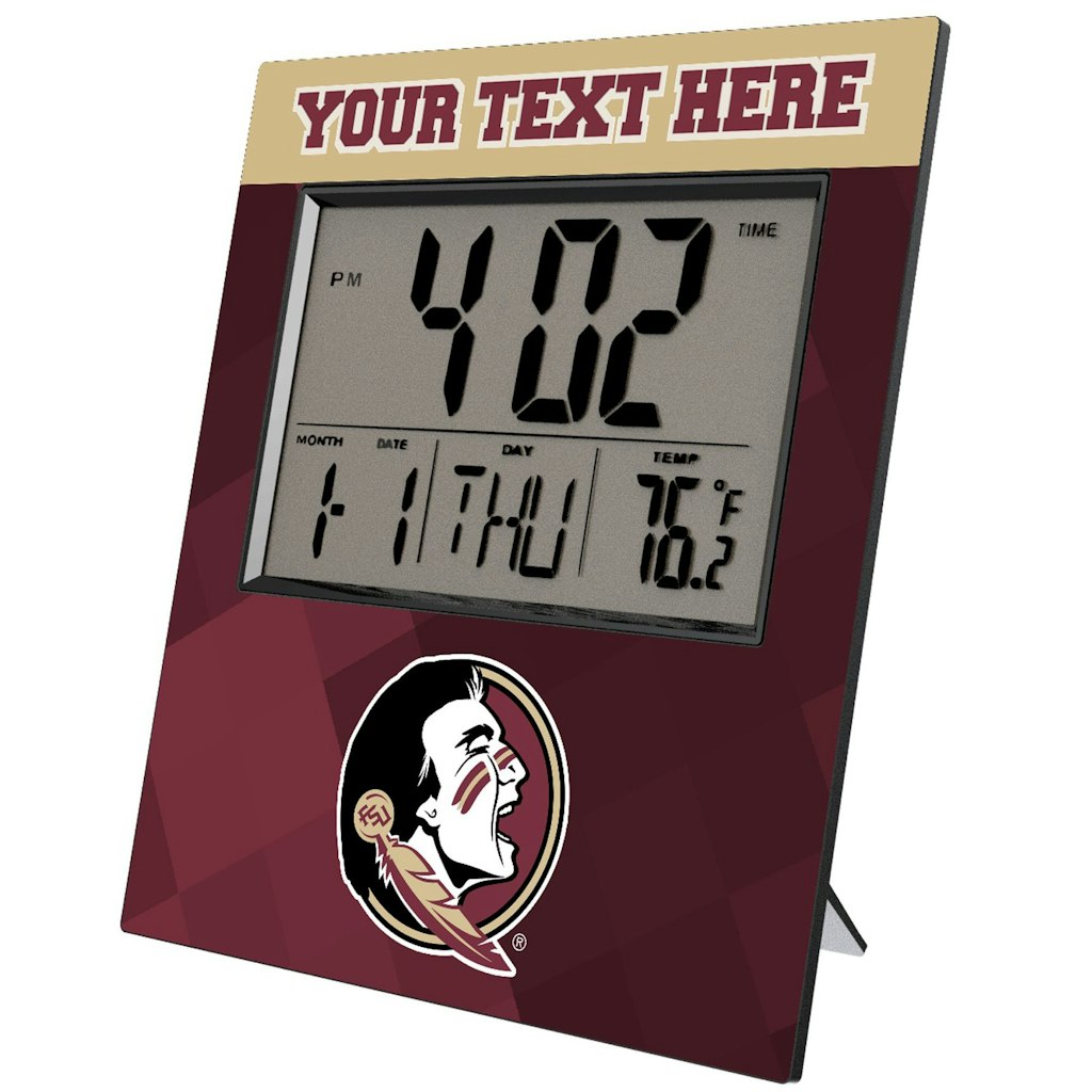 Keyscaper Florida State Seminoles Digital Desk Clock: $59.99 Keyscaper Florida State Seminoles Digital Desk Clock: $59.99