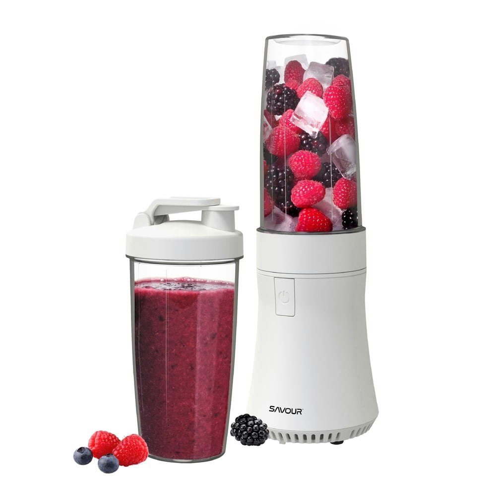 Savour by Tzumi 300W 18-oz. Mini Smoothie Blender: $23.99 Savour by Tzumi 300W 18-oz. Mini Smoothie Blender: $23.99