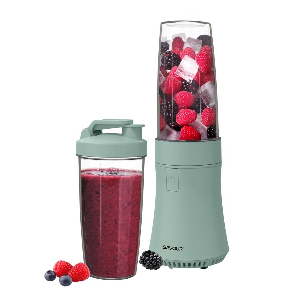 Savour by Tzumi 300W 18-oz. Mini Smoothie Blender: $23.99 Savour by Tzumi 300W 18-oz. Mini Smoothie Blender: $23.99