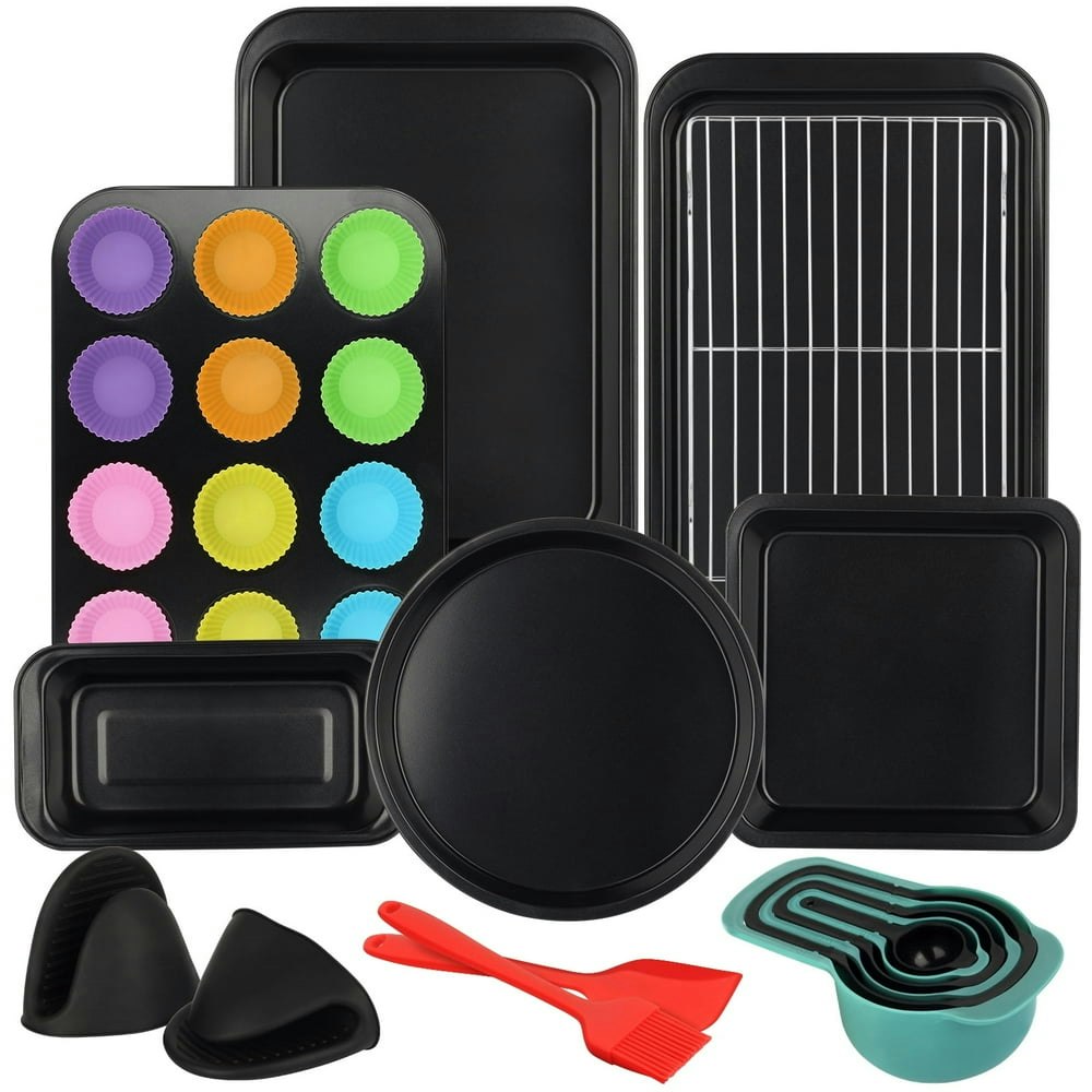 Phancir 24-Piece Non-Stick Carbon Steel Bakeware Set: $22.99 Phancir 24-Piece Non-Stick Carbon Steel Bakeware Set: $22.99