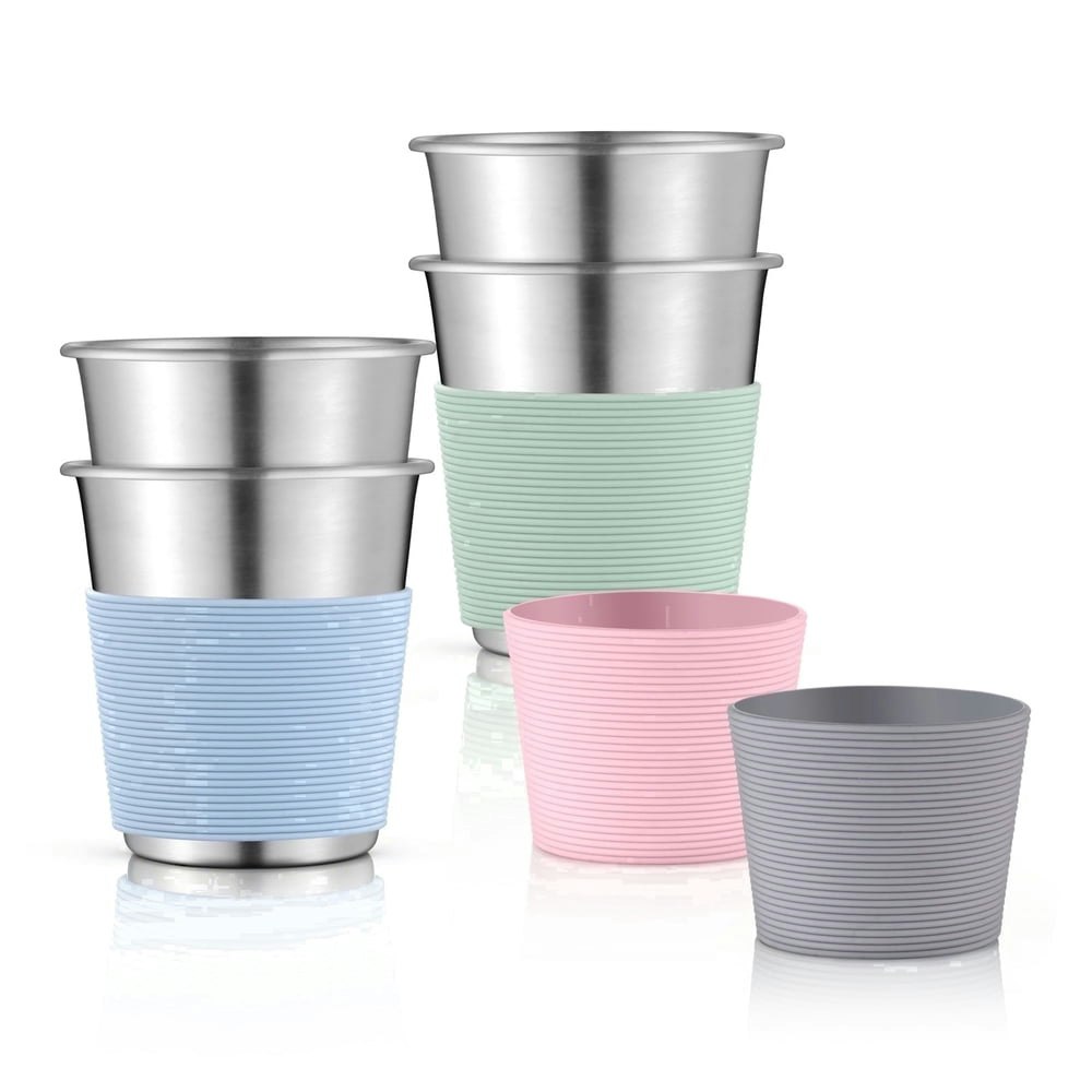 Vesteel 8oz Stainless Steel Kid Cups 4-Pack: $10.99 Vesteel 8oz Stainless Steel Kid Cups 4-Pack: $10.99