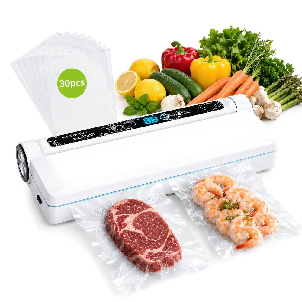 Starbiao Vacuum Sealer Machine with 30 Bags: $22.79 Starbiao Vacuum Sealer Machine with 30 Bags: $22.79