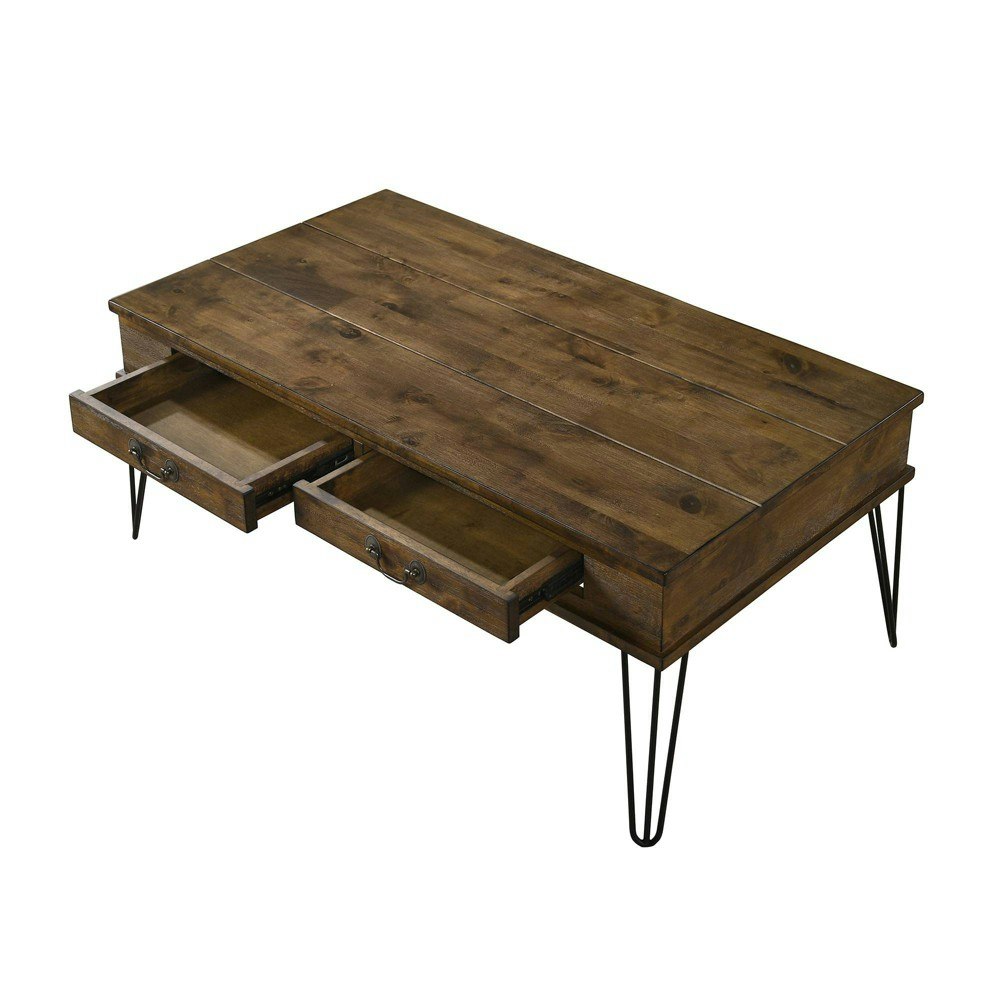 Dubon 2-Drawer Rustic Oak Coffee Table: $309.99 Dubon 2-Drawer Rustic Oak Coffee Table: $309.99