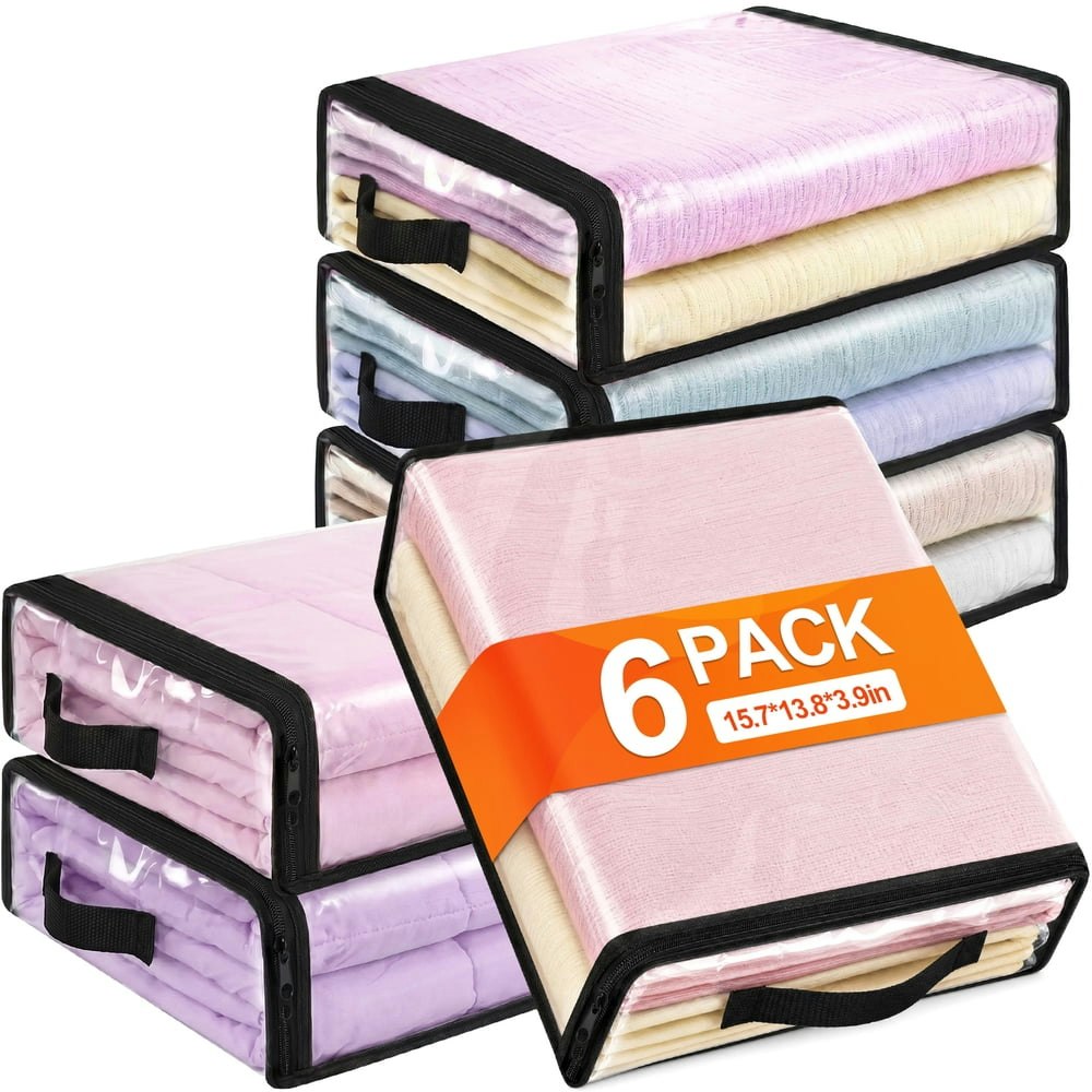 AcerichFad Clear Storage Bags 6-Pack: $16.79 AcerichFad Clear Storage Bags 6-Pack: $16.79