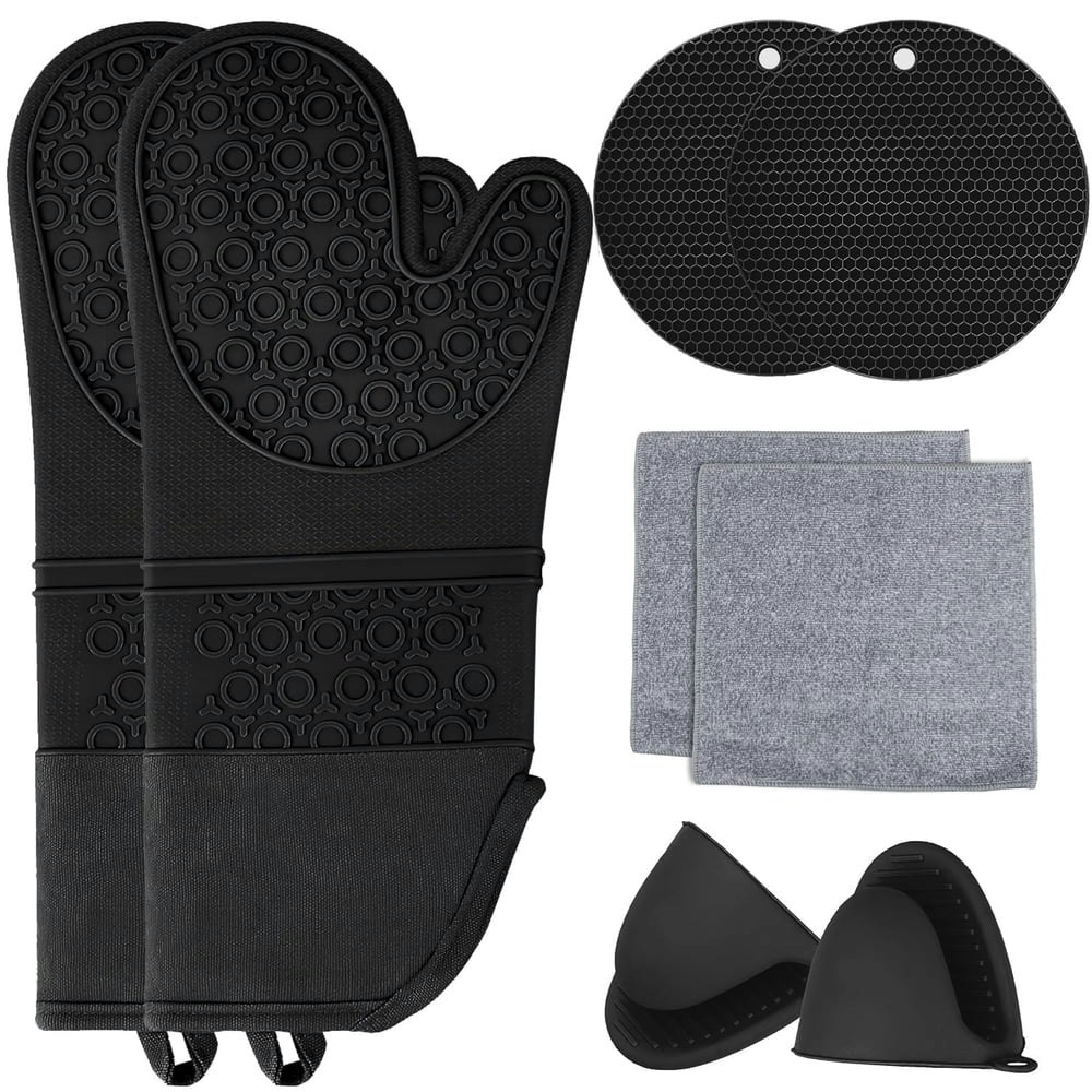Oven Mitt and Pot Holder Set 8-Piece: $12.89 Oven Mitt and Pot Holder Set 8-Piece: $12.89