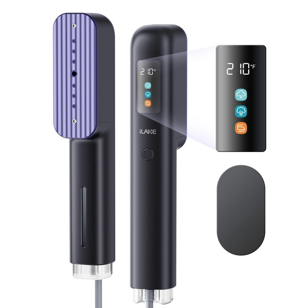 iLake 1,000W 2-in-1 Handheld Travel Garment Steamer: $39.99 iLake 1,000W 2-in-1 Handheld Travel Garment Steamer: $39.99