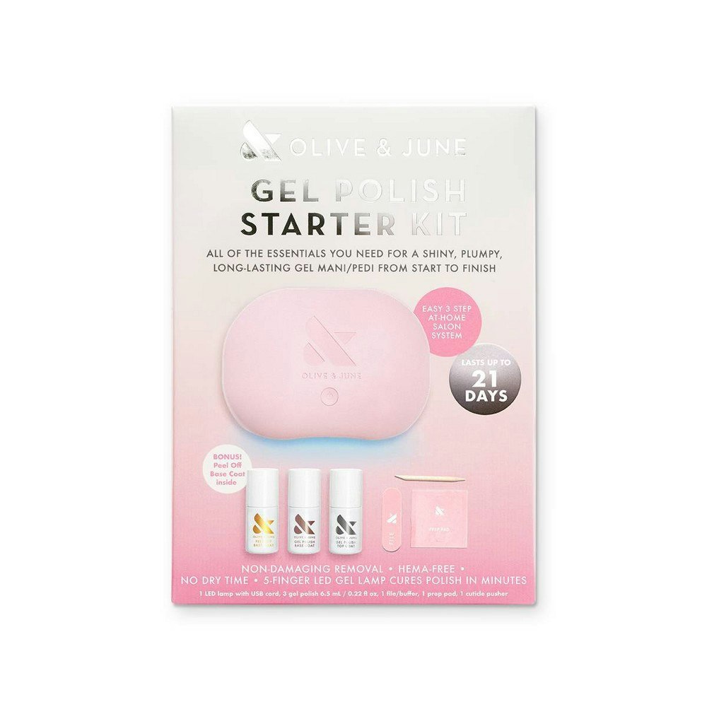 Olive & June Nail Gel Starter Kit 7-Piece Set: $27.99 Olive & June Nail Gel Starter Kit 7-Piece Set: $27.99