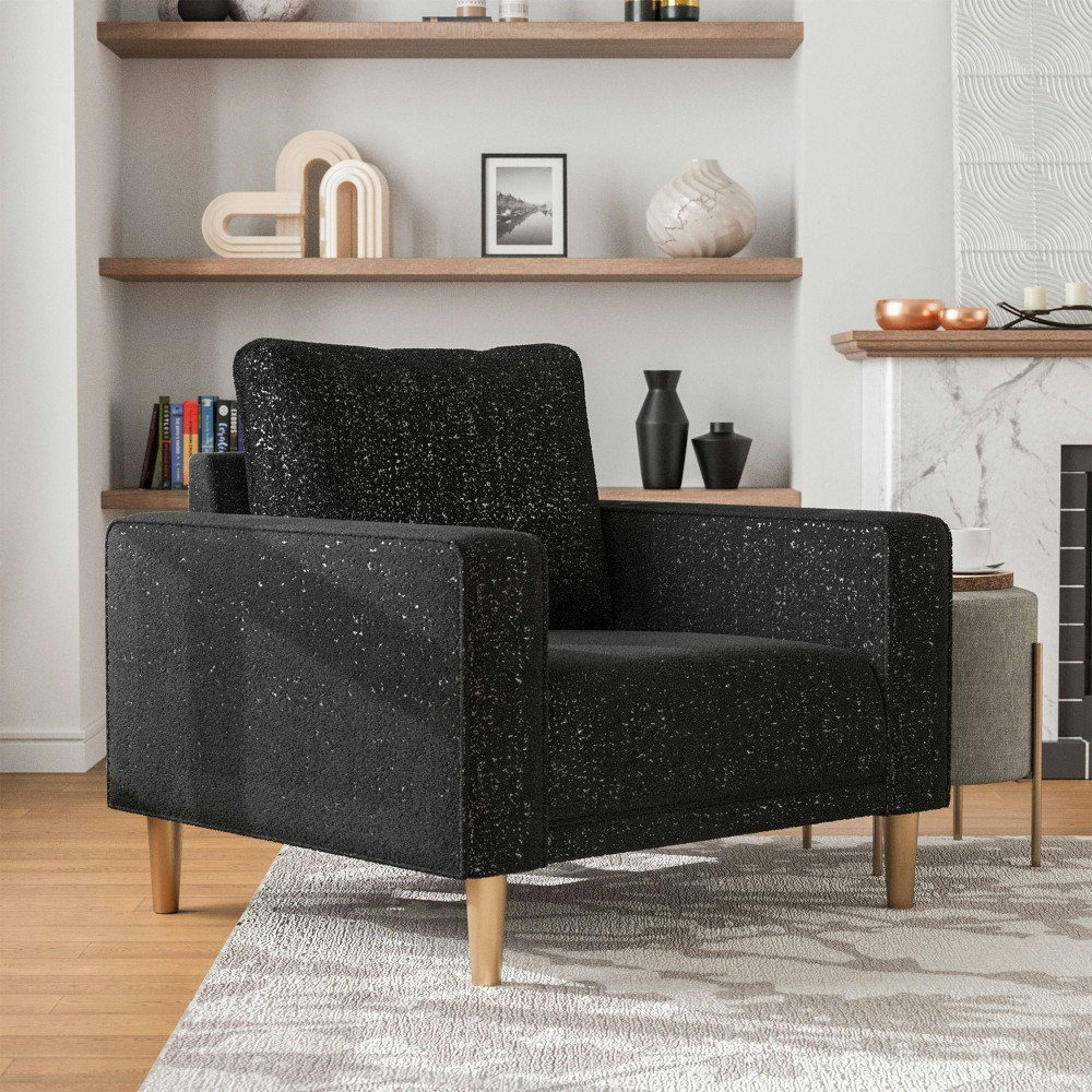 Homes: Inside + Out Purebliss Modern Boucle Track Arm Accent Chair: $512.99 Homes: Inside + Out Purebliss Modern Boucle Track Arm Accent Chair: $512.99