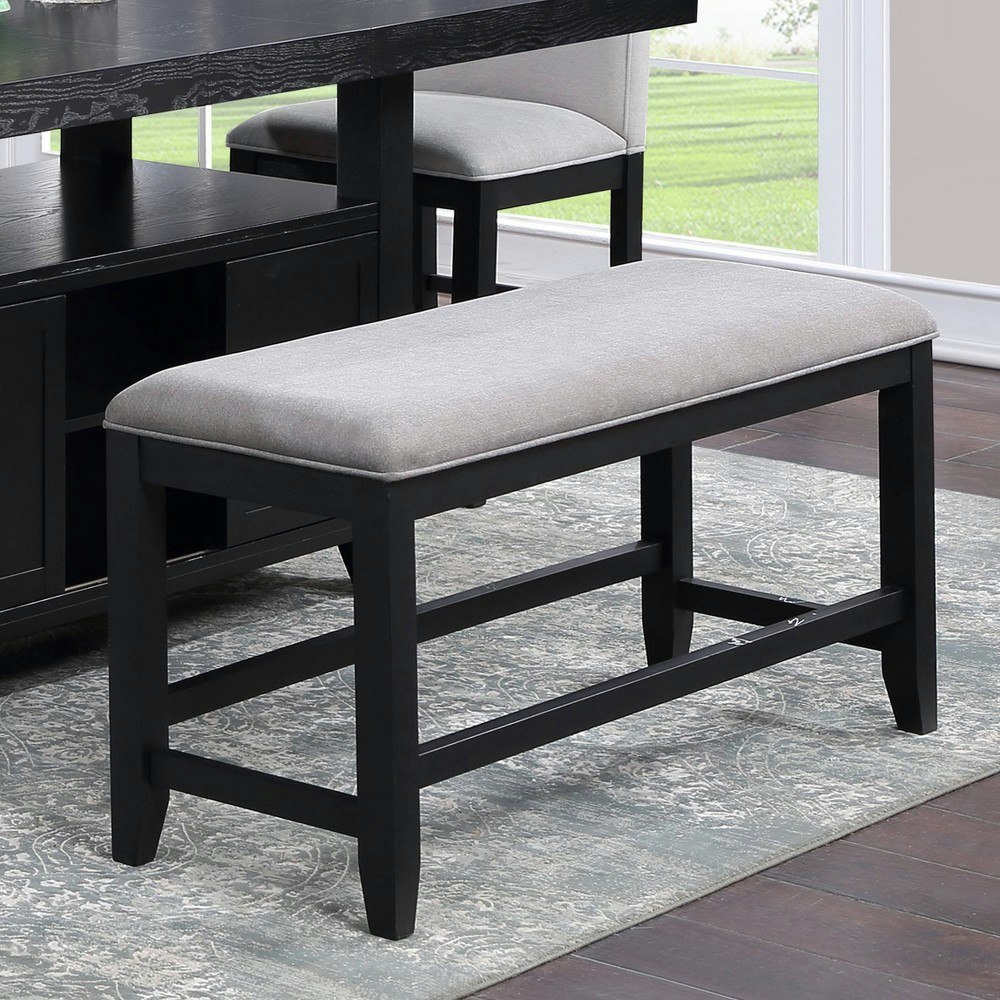 Steve Silver Yves Rubbed Charcoal Counter Bench: $137.99 Steve Silver Yves Rubbed Charcoal Counter Bench: $137.99