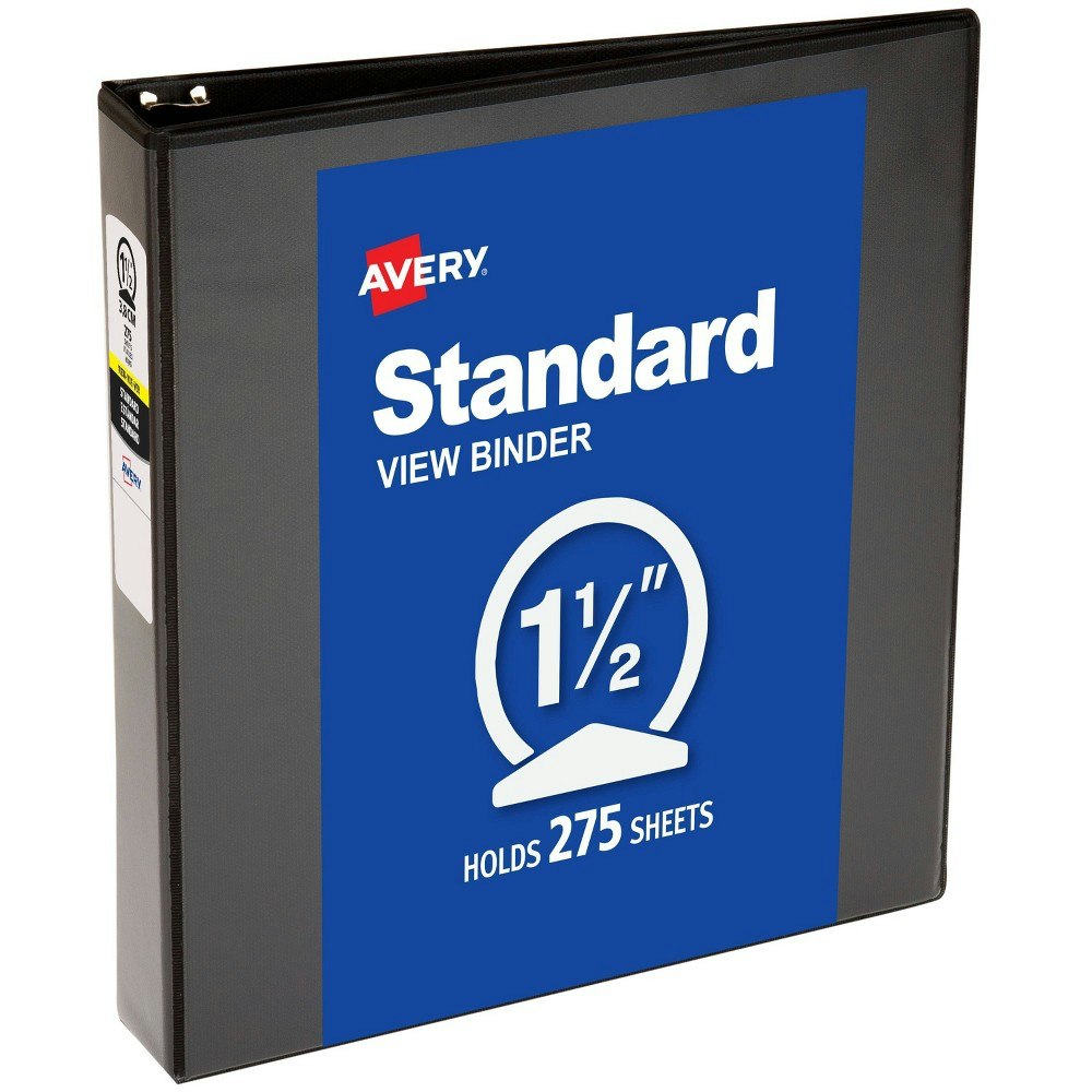 Avery 1.5-inch 3-Ring Binder: $4.99 Avery 1.5-inch 3-Ring Binder: $4.99