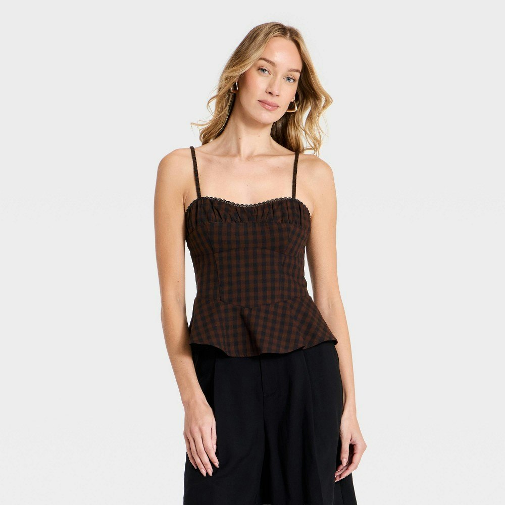 Women's Corset Trim Tank Top: $30 Women's Corset Trim Tank Top: $30