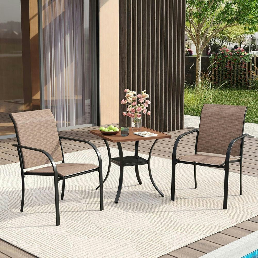 3-Piece Metal Outdoor Dining Set: $239.40 3-Piece Metal Outdoor Dining Set: $239.40