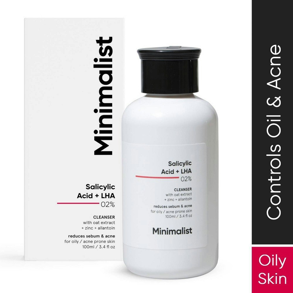 Minimalist 2% Salicylic Acid and LHA Cleanser 3.4-fl oz: $8 Minimalist 2% Salicylic Acid and LHA Cleanser 3.4-fl oz: $8
