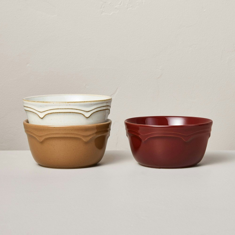 Hearth & Hand with Magnolia 7-oz. Ceramic Mini Bowls 3-Pack: $16.99 Hearth & Hand with Magnolia 7-oz. Ceramic Mini Bowls 3-Pack: $16.99
