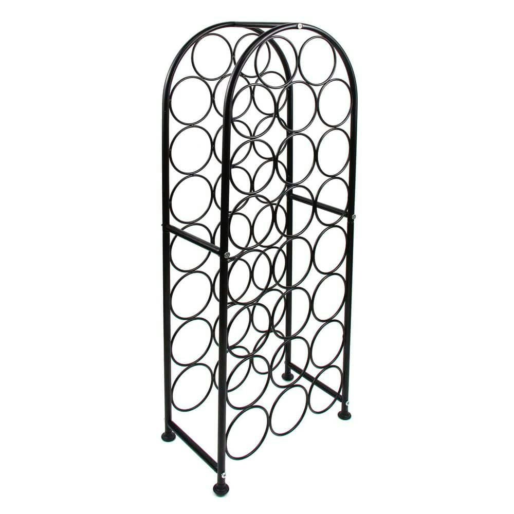 23-Bottle Arched Freestanding Metal Wine Rack: $94.90 23-Bottle Arched Freestanding Metal Wine Rack: $94.90