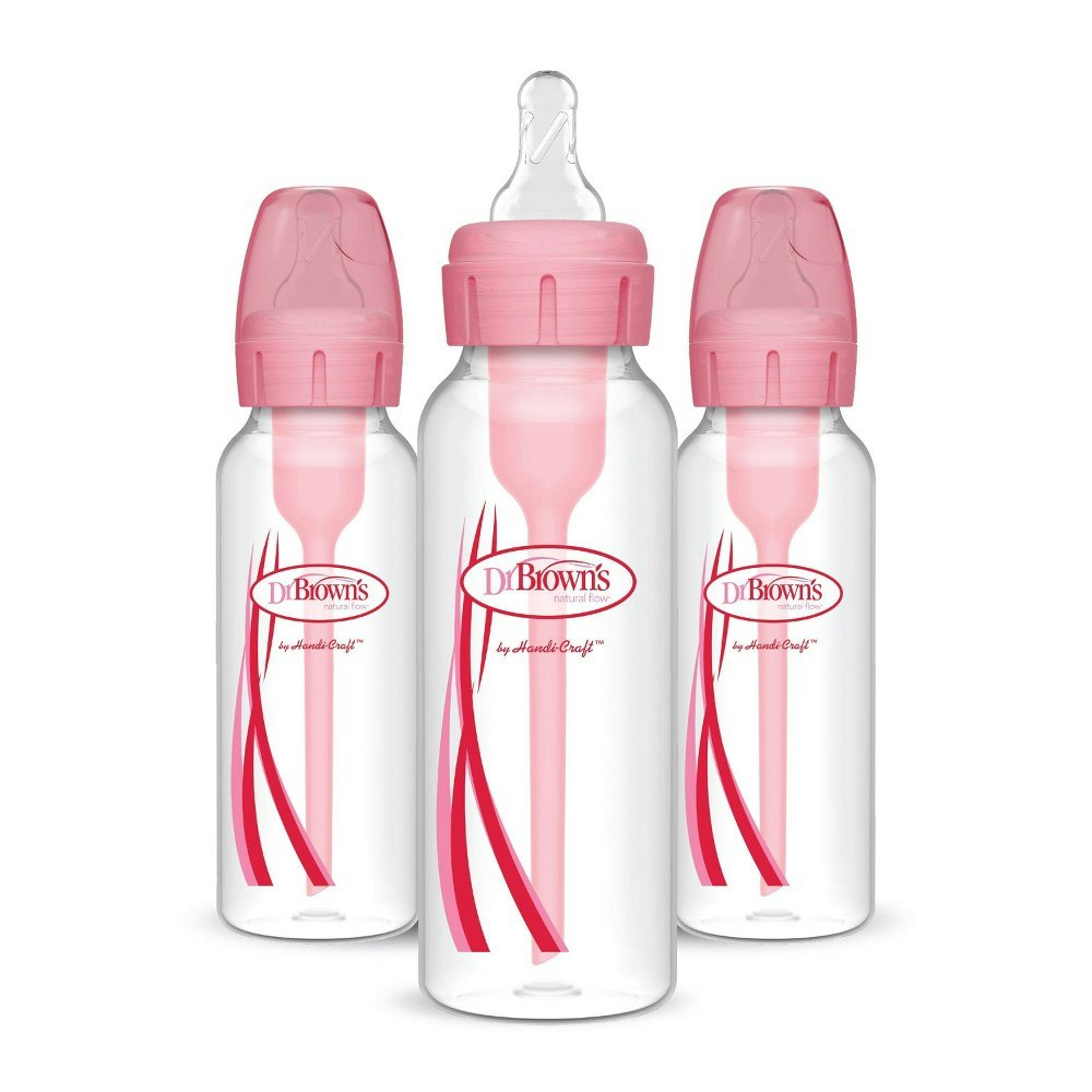 Dr. Brown's 8oz Anti-Colic Options+ Narrow Baby Bottle 3-Pack: $18.99 Dr. Brown's 8oz Anti-Colic Options+ Narrow Baby Bottle 3-Pack: $18.99