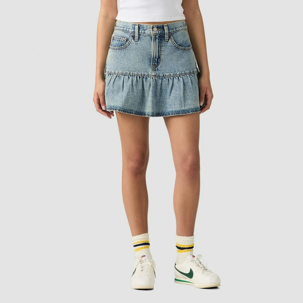 Levi's Women's Flounce Denim Mini Skirt: $27.49 Levi's Women's Flounce Denim Mini Skirt: $27.49
