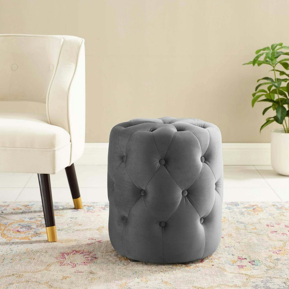 Modway Amour Round Tufted Performance Velvet Ottoman: $66.99 Modway Amour Round Tufted Performance Velvet Ottoman: $66.99