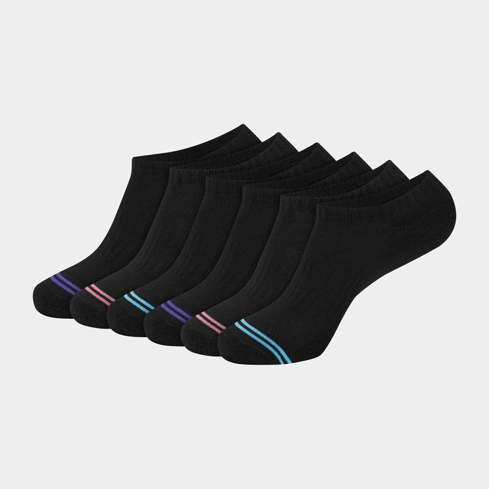 Hanes Premium Women's Cool Comfort Cushioned No Show Socks 6-Pack: $13.59
