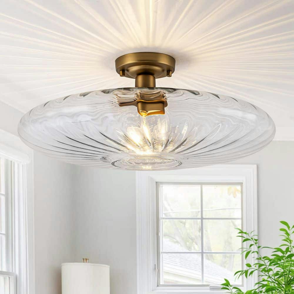19.3-Inch 1-Light Modern Semi-Flush Mount Ceiling Light: $195.90 19.3-Inch 1-Light Modern Semi-Flush Mount Ceiling Light: $195.90