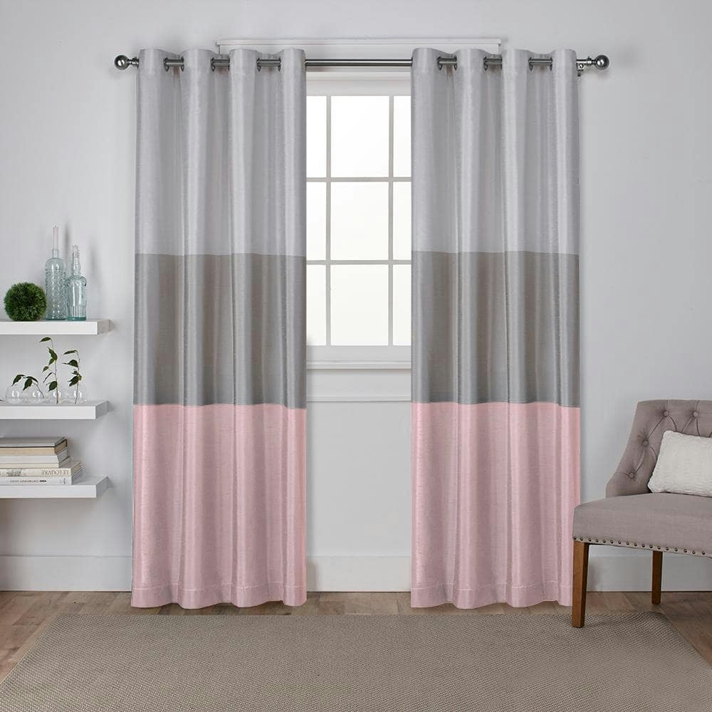 Chateau Blush Stripe Light Filtering Grommet Curtain 2-Pack: $21.99 Chateau Blush Stripe Light Filtering Grommet Curtain 2-Pack: $21.99