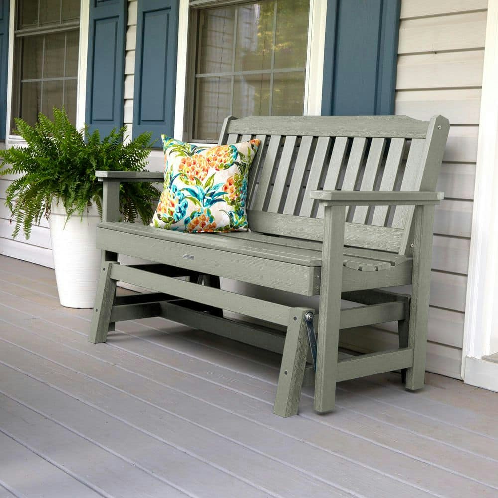 Lehigh 48-Inch 2-Person Eucalyptus and Recycled Plastic Outdoor Glider: $678.53 Lehigh 48-Inch 2-Person Eucalyptus and Recycled Plastic Outdoor Glider: $678.53