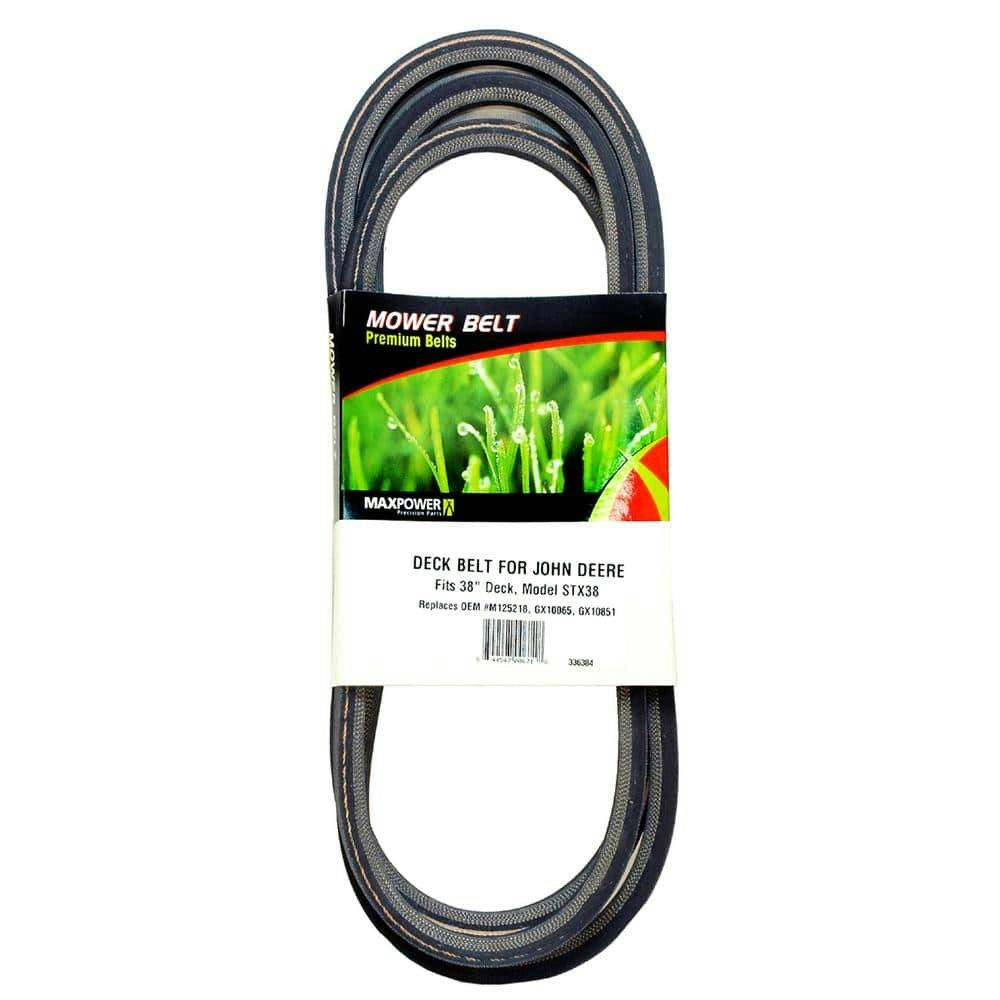 John Deere Mower Deck Belt M125218: $40.98 John Deere Mower Deck Belt M125218: $40.98