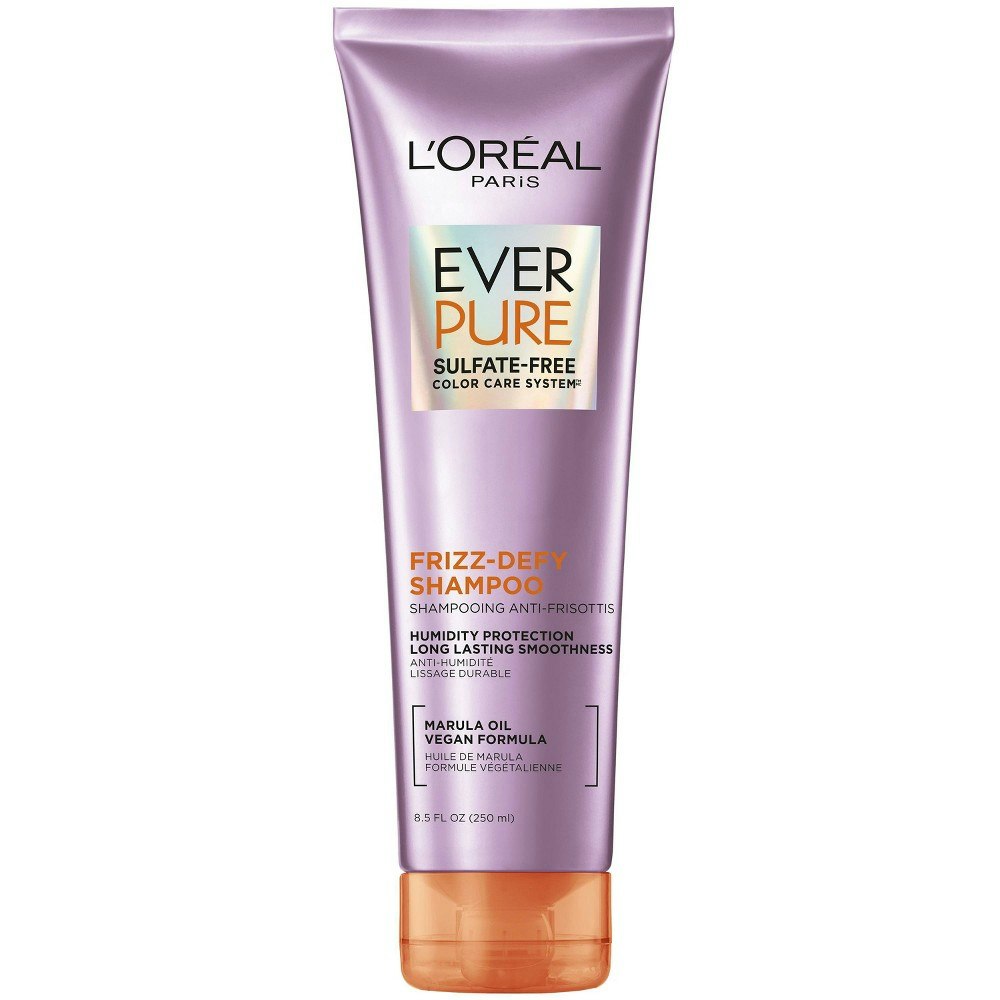L'Oreal Paris EverPure Frizz-Defy Sulfate Free Shampoo 8.5 fl oz: $9.99 L'Oreal Paris EverPure Frizz-Defy Sulfate Free Shampoo 8.5 fl oz: $9.99