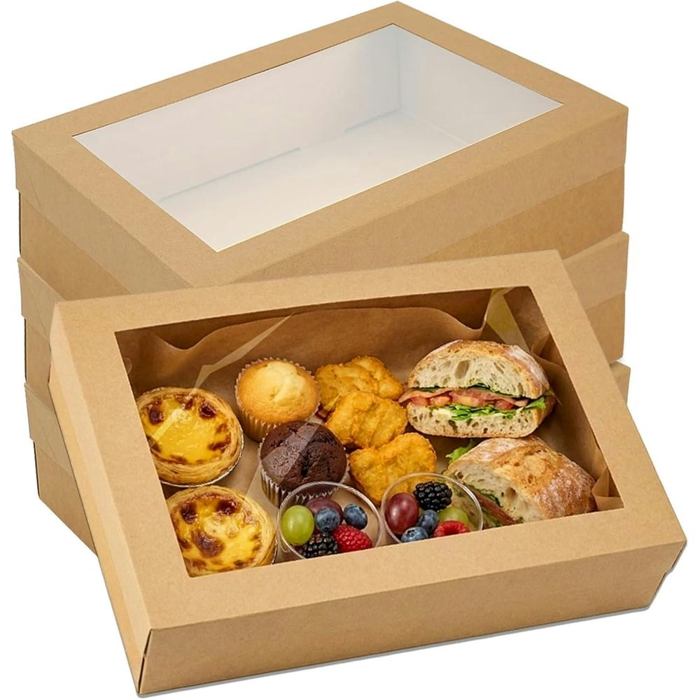 11.8" x 7.87" x 3.15" Bakery Window Boxes 10-Pack: $15.29