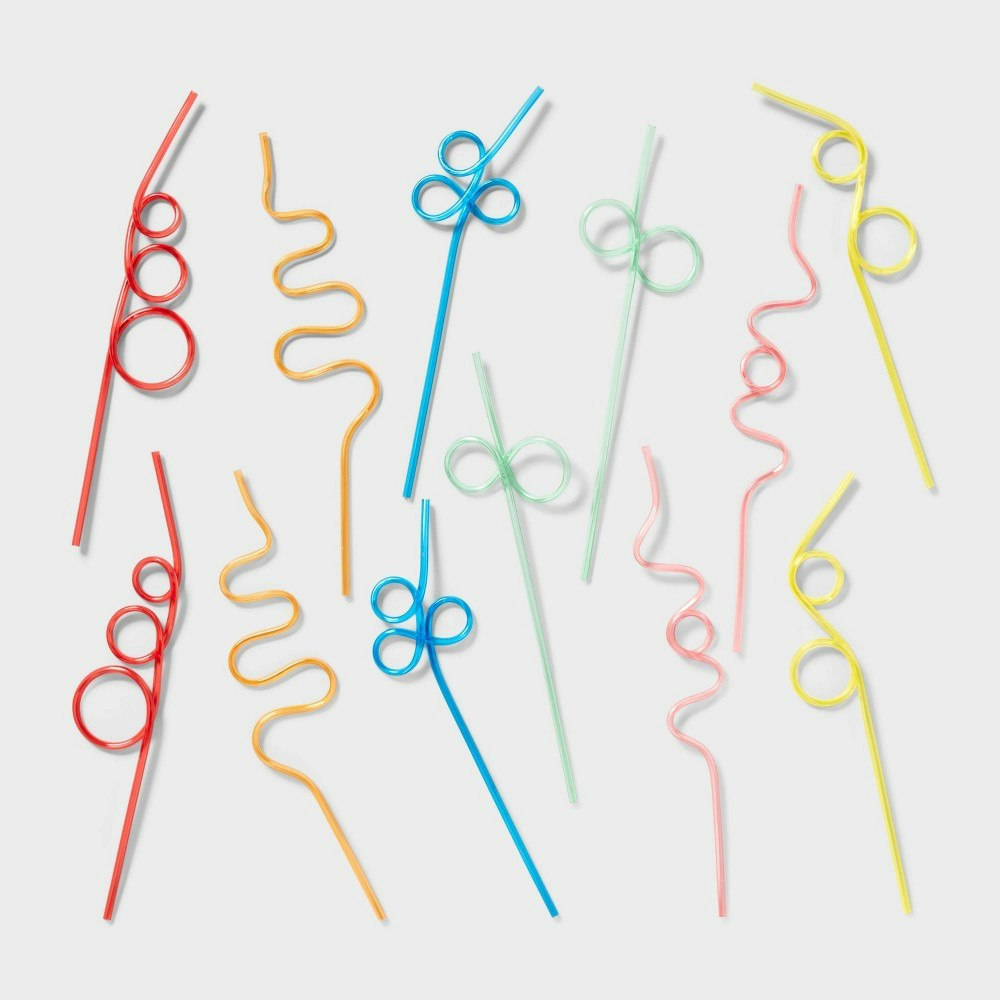Spritz Squiggle Straws 12-Pack: $4.25 Spritz Squiggle Straws 12-Pack: $4.25