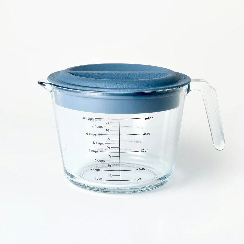 Figmint 8-Cup Glass Measuring Cup with Lid: $15 Figmint 8-Cup Glass Measuring Cup with Lid: $15