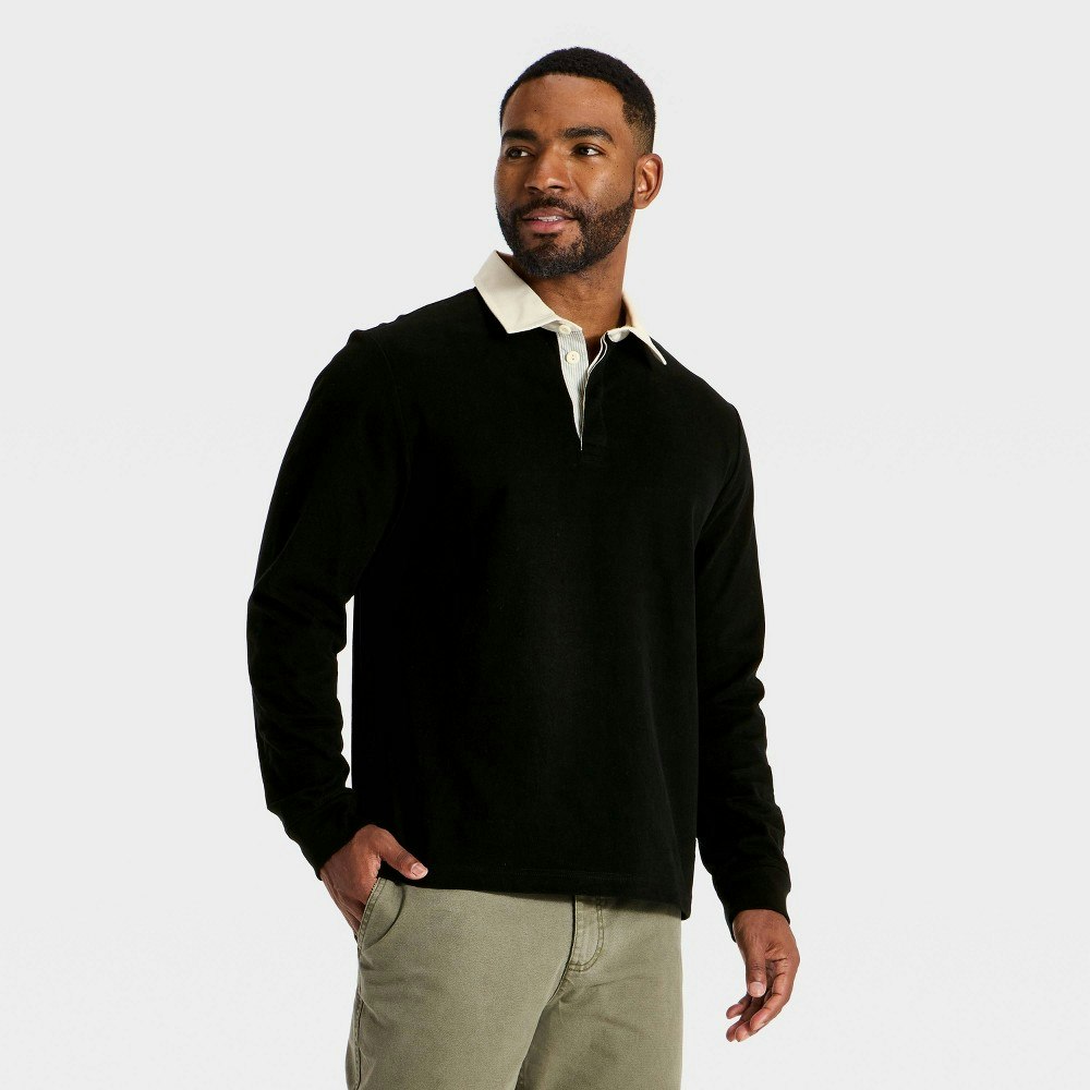 Goodfellow & Co. Men's Long Sleeve Rugby Shirt: $30 Goodfellow & Co. Men's Long Sleeve Rugby Shirt: $30