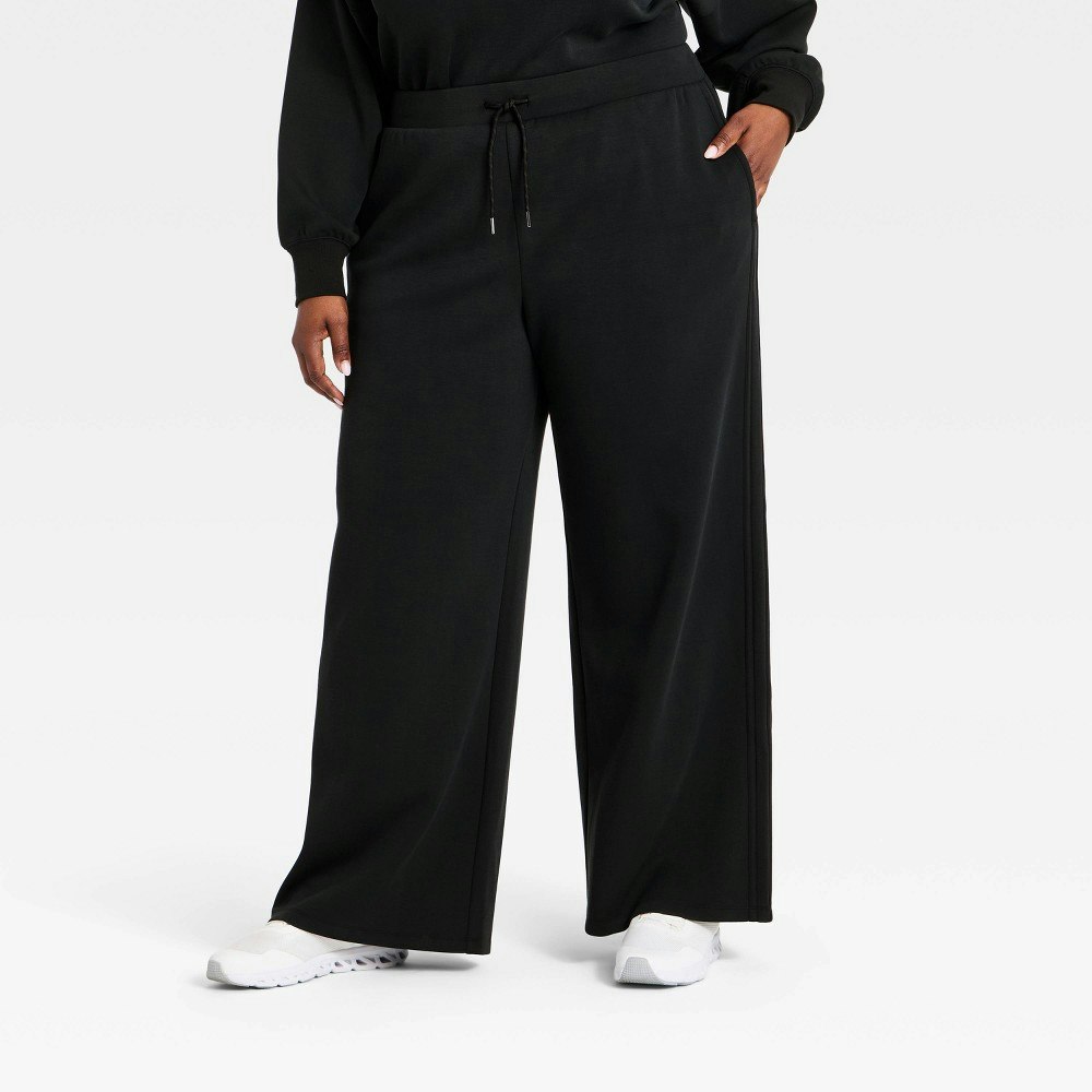 All in Motion Women's Pique Wide Leg Sweatpants 4X: $35 All in Motion Women's Pique Wide Leg Sweatpants 4X: $35
