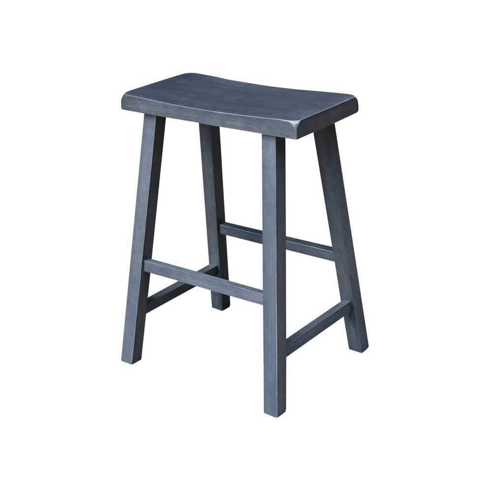 International Concepts Davis Saddle Counter Height Barstool: $55.99 International Concepts Davis Saddle Counter Height Barstool: $55.99