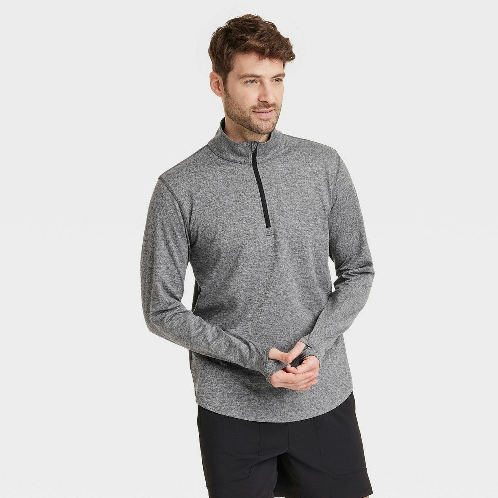 All In Motion Men's Soft Stretch 1/2 Zip Top: $25 All In Motion Men's Soft Stretch 1/2 Zip Top: $25