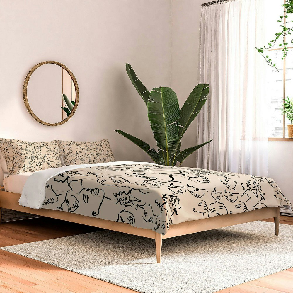 Deny Designs Twin/Twin Extra Long Alilscribble Comforter and Sham Set: $199.99 Deny Designs Twin/Twin Extra Long Alilscribble Comforter and Sham Set: $199.99