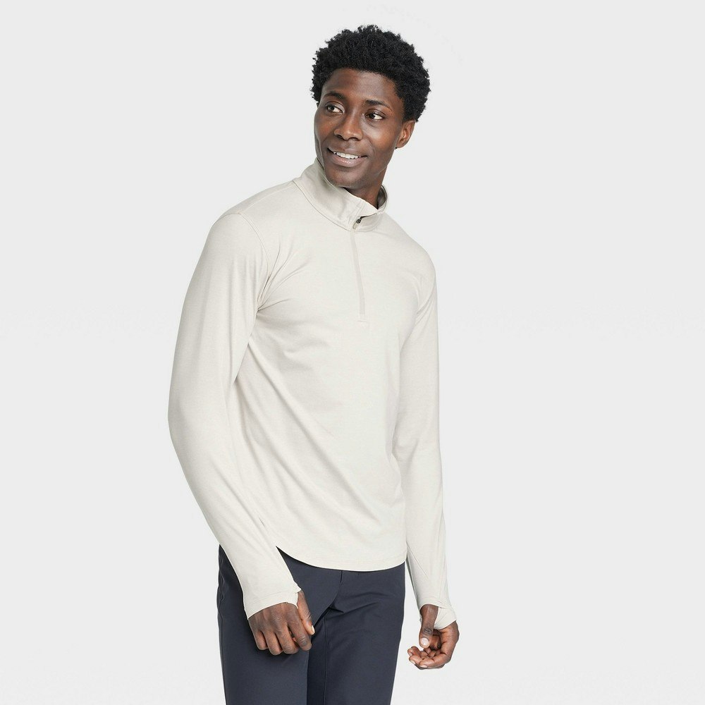 All in Motion Men's Soft Stretch ½ Zip Top: $25 All in Motion Men's Soft Stretch ½ Zip Top: $25