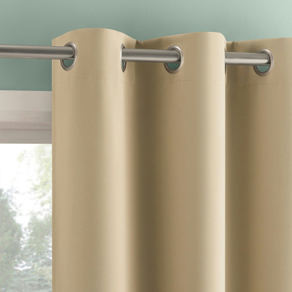 Sun Zero 37"x84" Tedrow Blackout Grommet Curtain Panel 2-Pack: $24.99 Sun Zero 37"x84" Tedrow Blackout Grommet Curtain Panel 2-Pack: $24.99