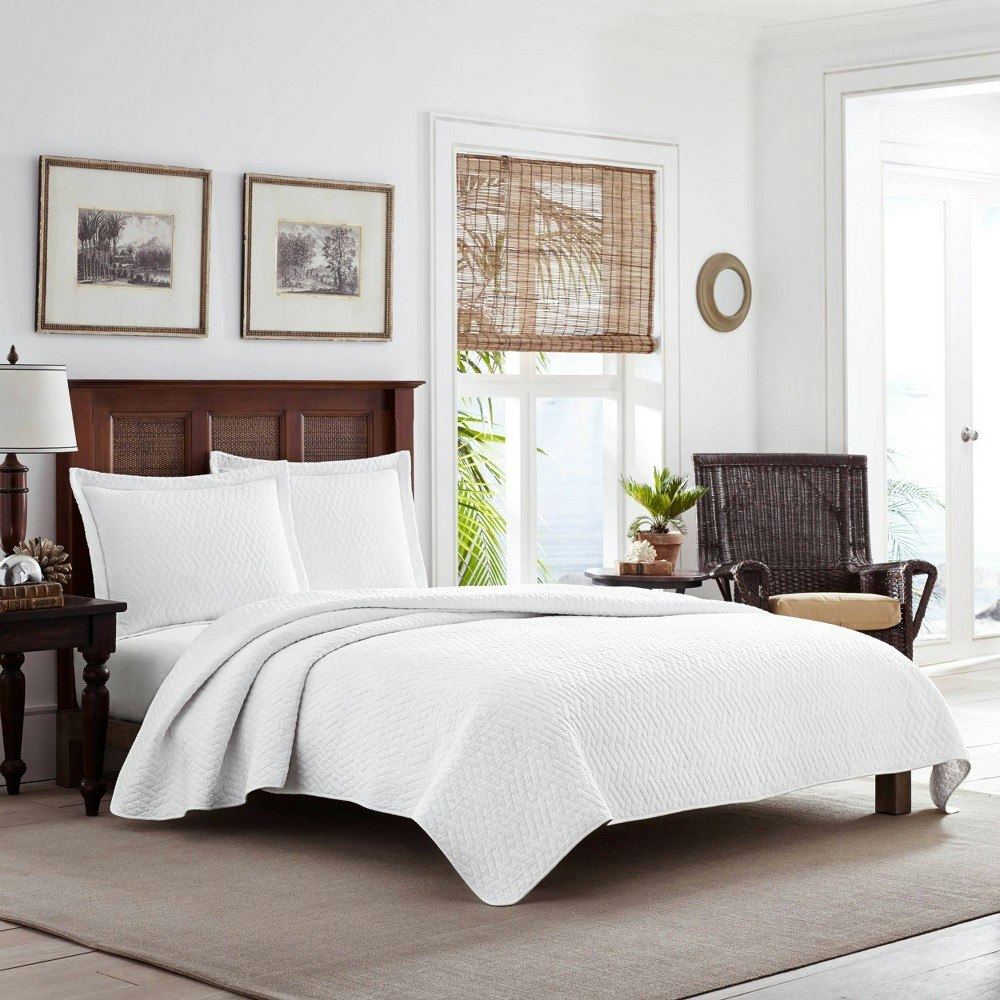 Tommy Bahama Twin Solid Quilt and Sham Set: $71.99 Tommy Bahama Twin Solid Quilt and Sham Set: $71.99